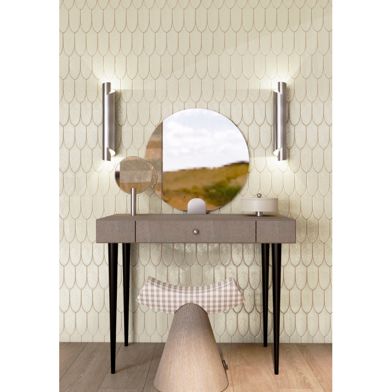 PLURIFY - 3X8 FEATHER, IVORY, GLOSSY